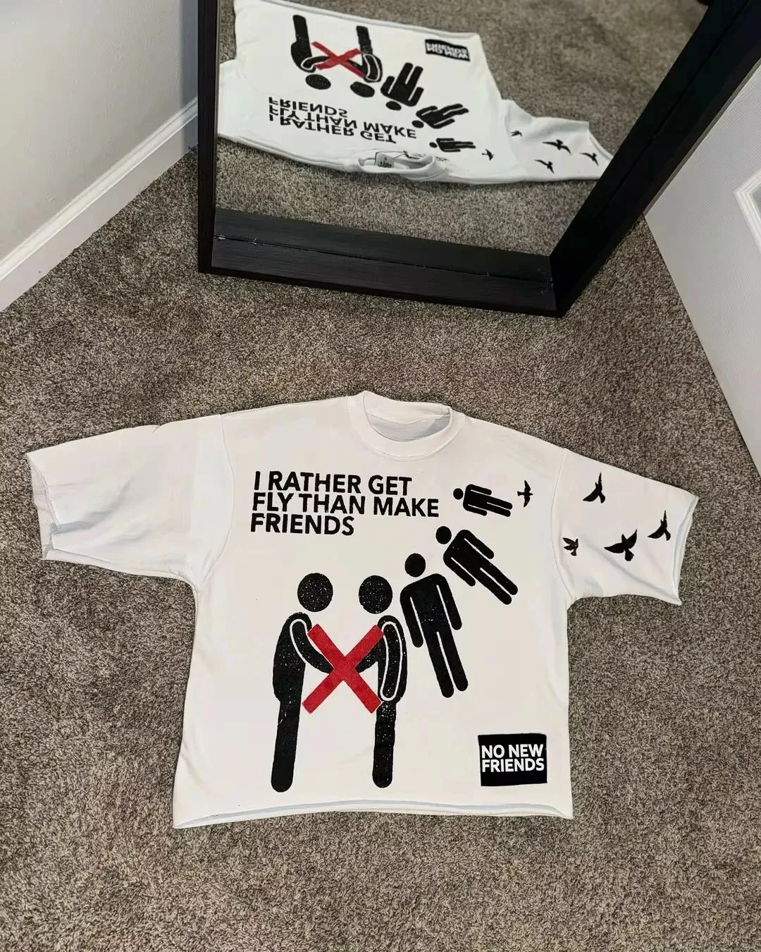 Wholesale Vintage Graphic T Shirt American Streetwear Gothic Y2K