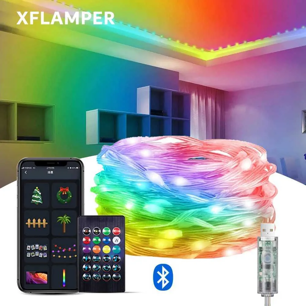 USB RGBIC Smart Fairy Lights WS2812B Waterproof PVC... From Honey_fruit ...