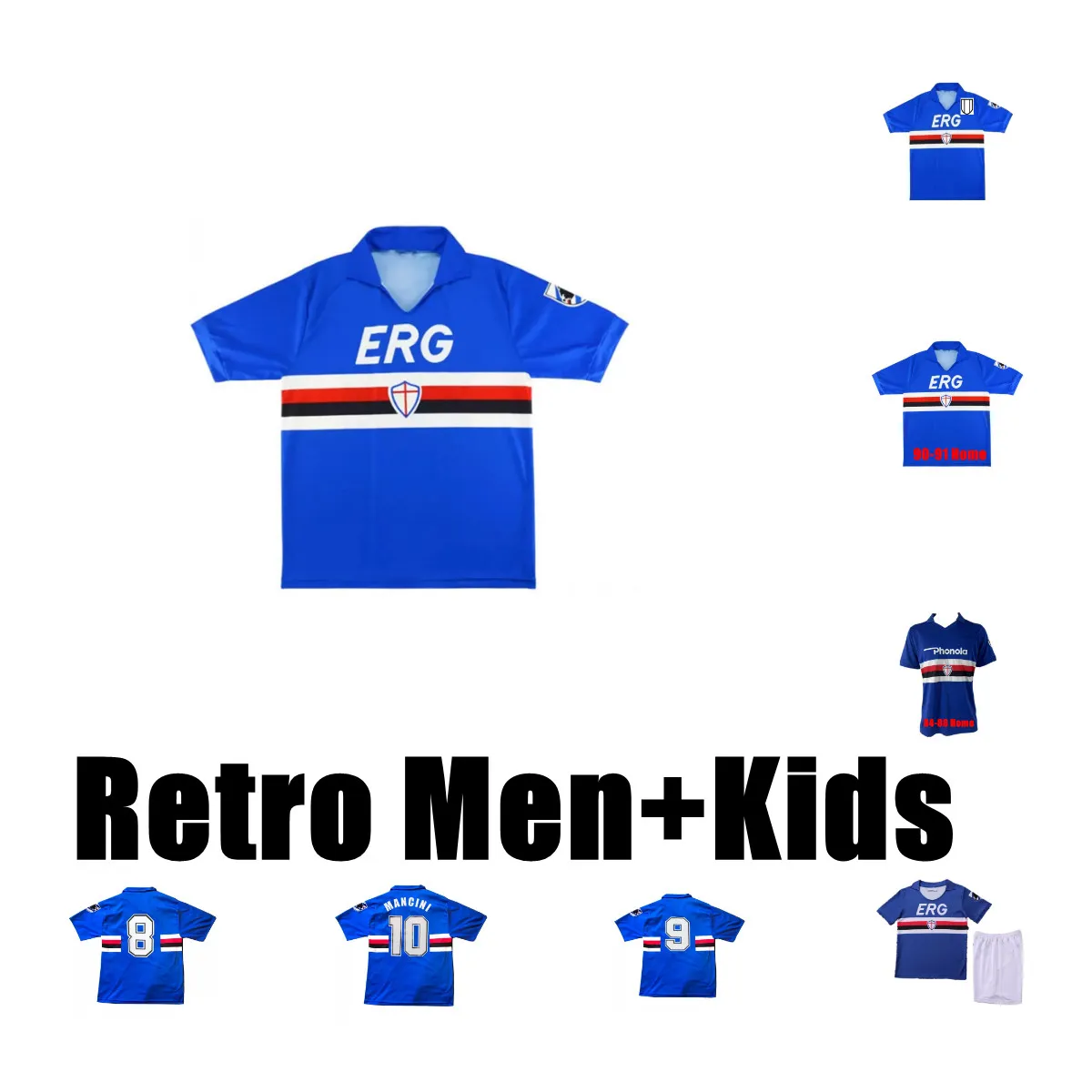 25 26 UC Sampdoria Soccer Jerseys SESY 2025 2026 Murillo Linetty