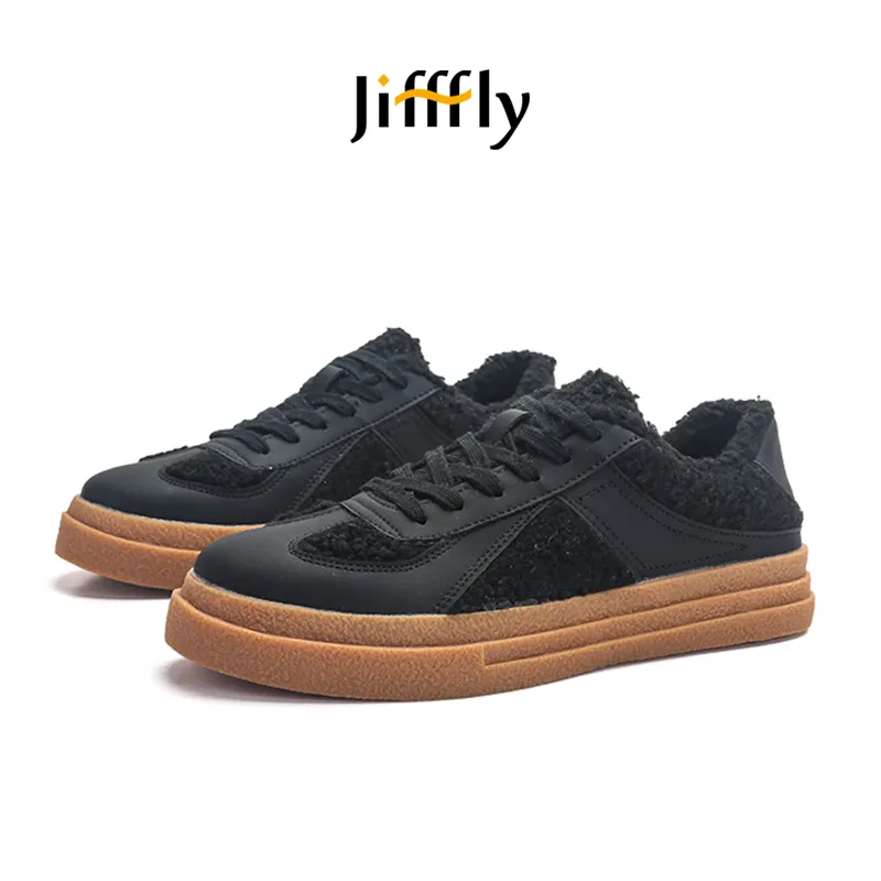 Jifffly Men's Shoes 2025 Winter Thickened New Casual Trendy Sports Sneakers Unisex Versatile Canvas Designer Shoes_voghion.com