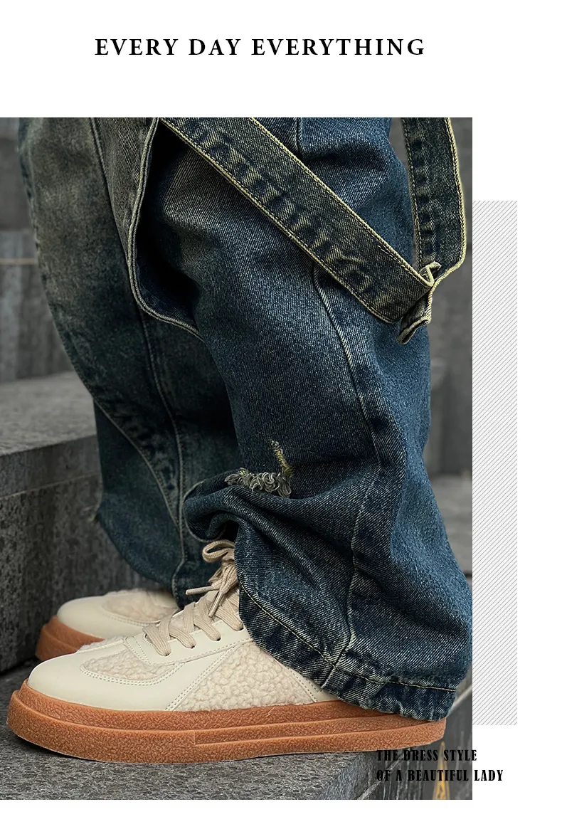 Men's Casual Golf Trainers Versatile Waterproof Canvas Shoes_voghion.com
