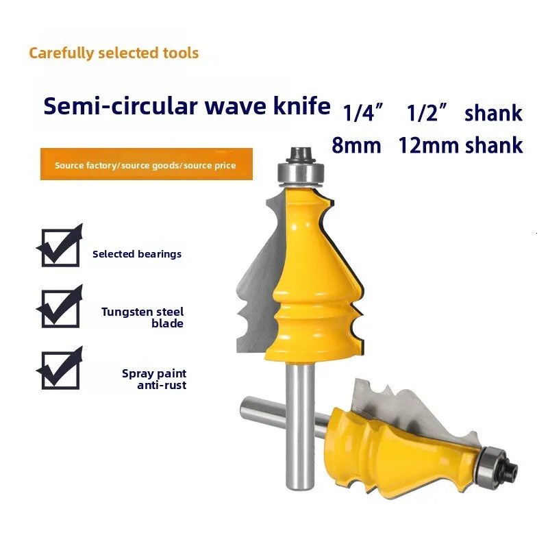Half Round Wave Stair Handrail Router Bit ... From Ptatools, $5.69 ...