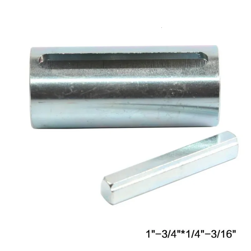 5/8 to 3/4 w/ Step Key Gas Engine Pulley Crank Shaft Sleeve Adapter 3 Length