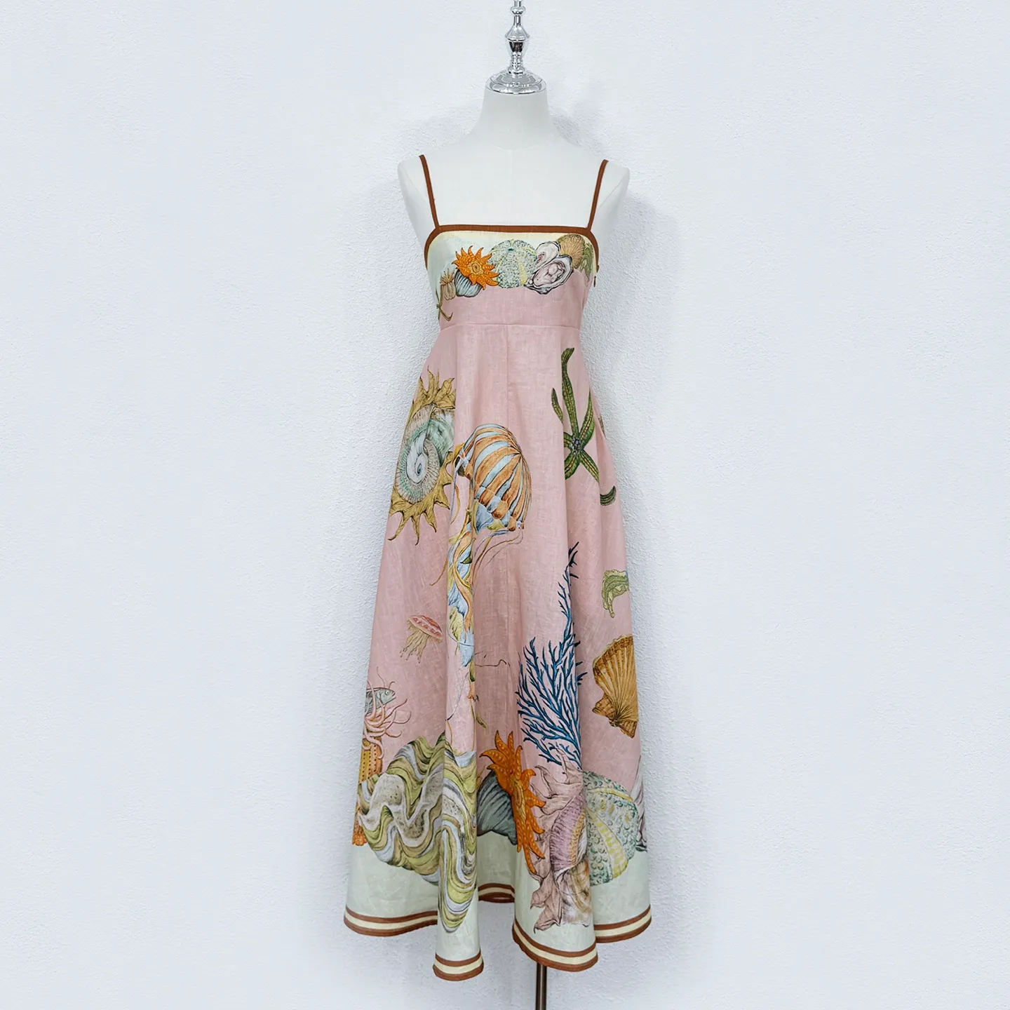 midi graduation dresses Zapaka Women White Dress Spaghetti Straps Corset A Line Bohemian mermaid wedding dress Size:Size 12 carryoverfrom2024