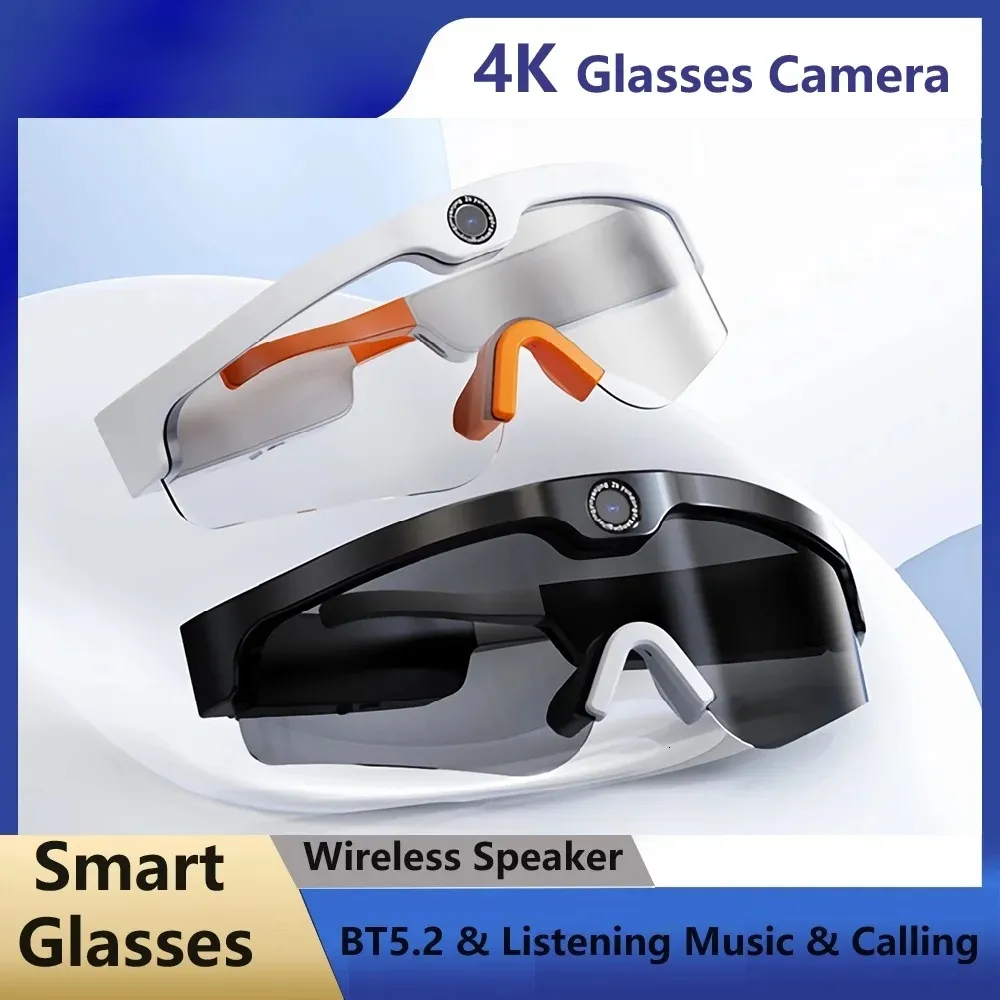 Mini Camera,4K Video Sunglasses Smart Glasses, Sports Camera, Bluetooth Speaker For Music And Call Intelligent Glasses_voghion.com