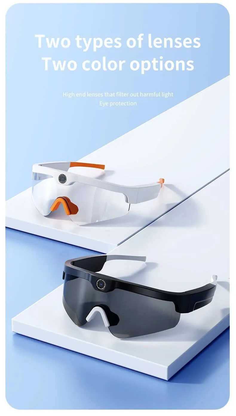 Mini Camera,4K Video Sunglasses Smart Glasses, Sports Camera, Bluetooth Speaker For Music And Call Intelligent Glasses_voghion.com