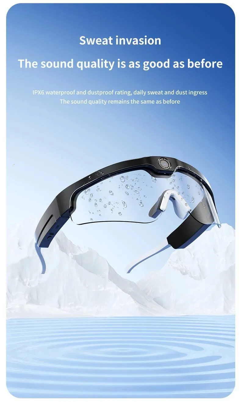 Mini Camera,4K Video Sunglasses Smart Glasses, Sports Camera, Bluetooth Speaker For Music And Call Intelligent Glasses_voghion.com