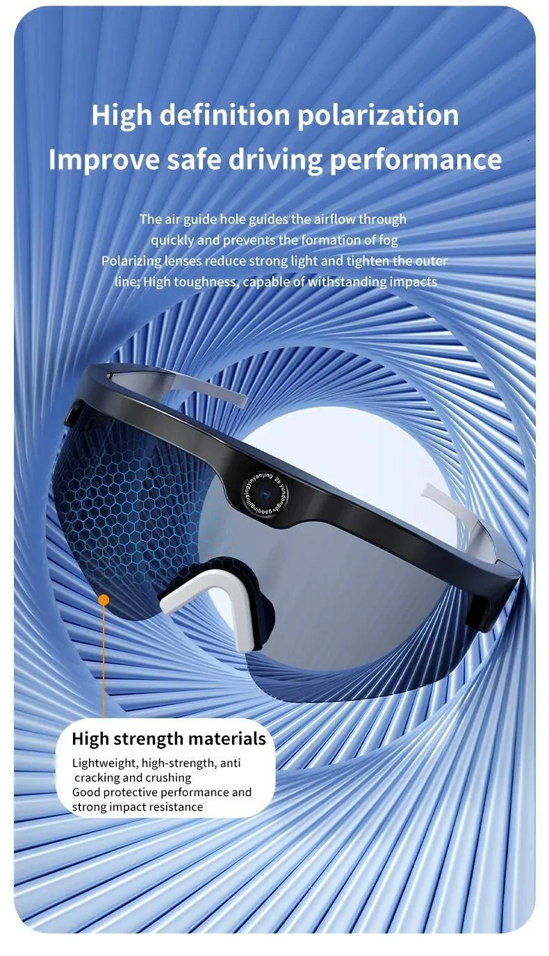 Mini Camera,4K Video Sunglasses Smart Glasses, Sports Camera, Bluetooth Speaker For Music And Call Intelligent Glasses_voghion.com