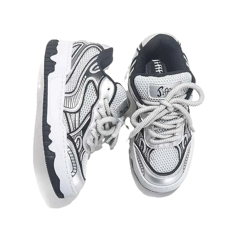Jifffly Bread Men 2025 New Summer Ins Trend Versatile Korean Fashion Couple Casual Shoes Women Designer Shoes_voghion.com