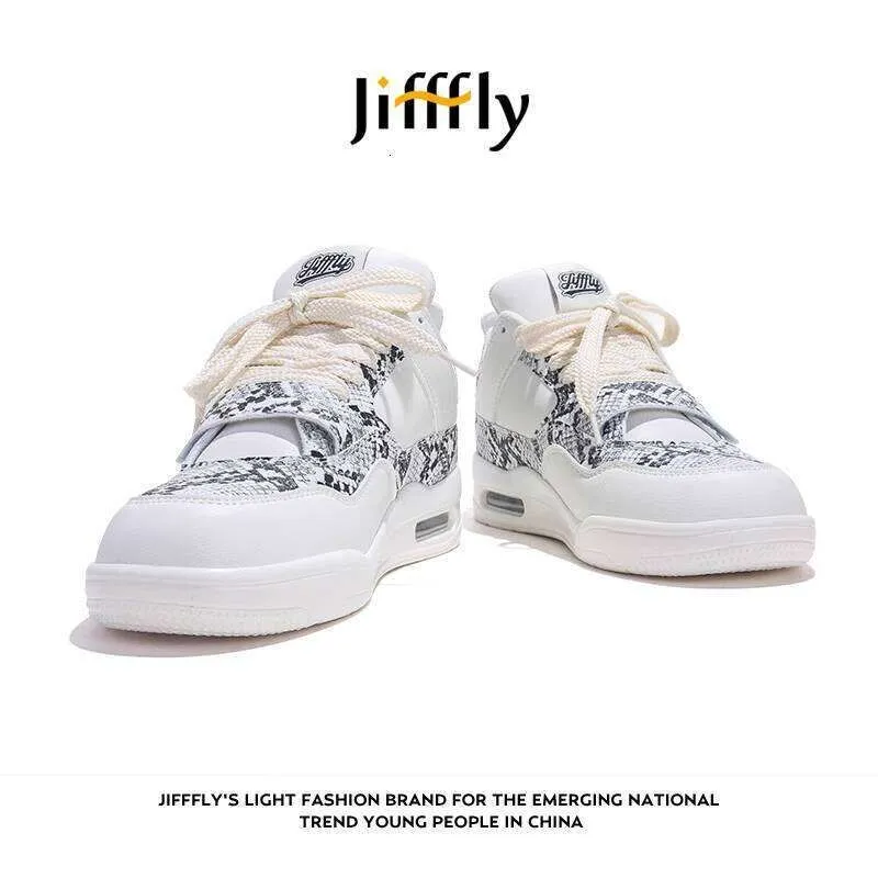 Jifffly Men's Sneakers 2025 Summer New National Trend Python Pattern Versatile Sports Couple Style Trendy Shoes_voghion.com