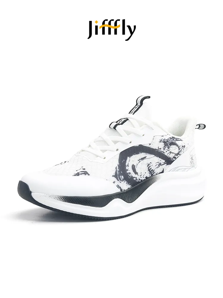 Jifffly Heren Hardloopschoenen 2025 Zomer Nieuw Mesh Oppervlakte Veelzijdig Schokbestendig Antislip Lichtgewicht Casual Sportschoenen_voghion.com