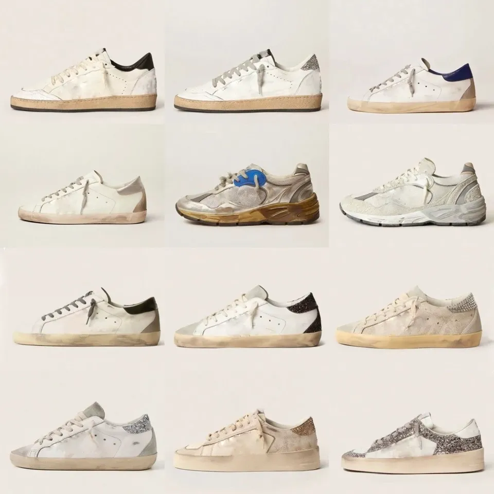 Bespaar veel op bulk New Release Brand Casual Shoes Women Sneakers Fashion  Luxury Sequin Classic White Do Old Dirty Designer SuperStar Snaker All