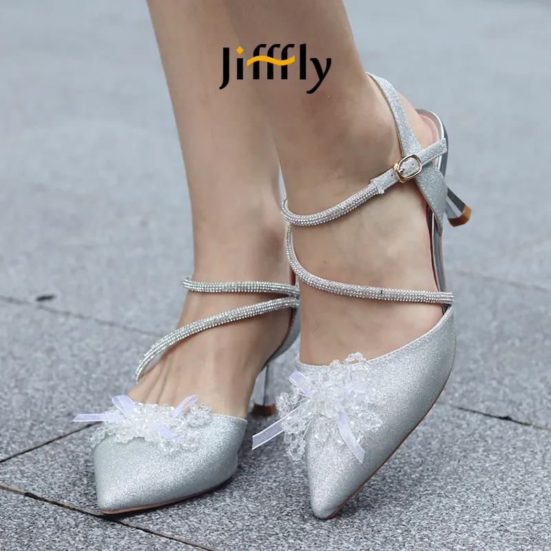 High Heels, spitze, trendige Damenschuhe, modische Ledersandalen, Bankettschuhe, elegante Abendschuhe, hochwertige Single-Sandalen_voghion.com