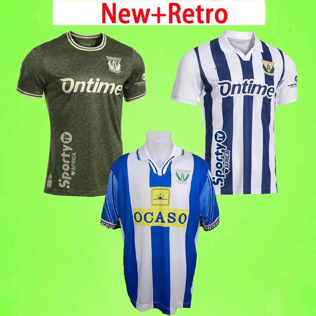 レガネス　ユニフォーム　ジャージ New + Retro Leganes 2025 2026サッカージャージ1998 1999を￥2,134