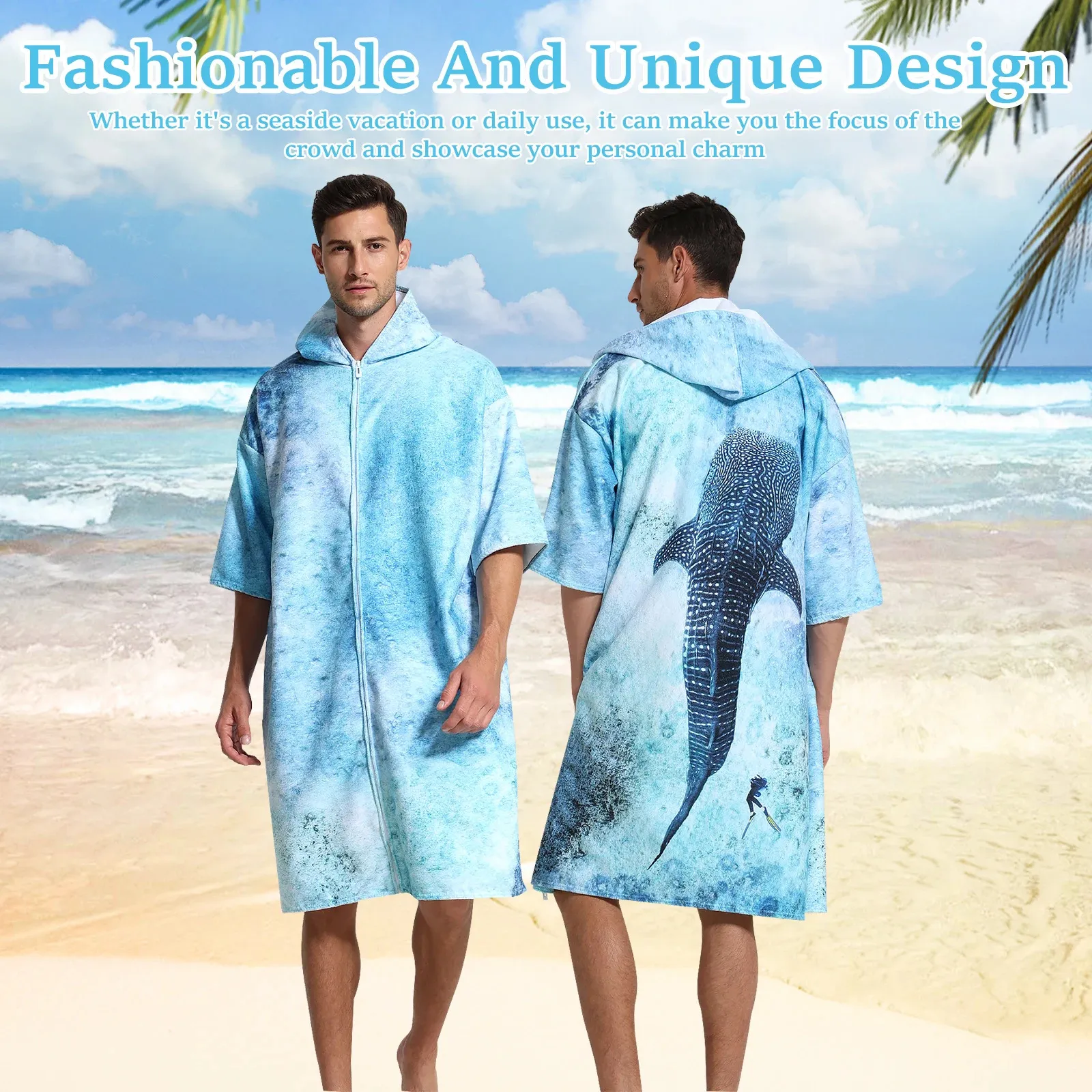Poncho De Bain Adulte,Poncho Surf 1 Poncho De Surf En Coton