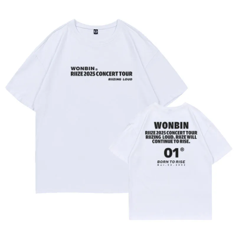 RIIZE 2025 Concert Tour RIIZING LOUD Oversized T-Shirt, Korean