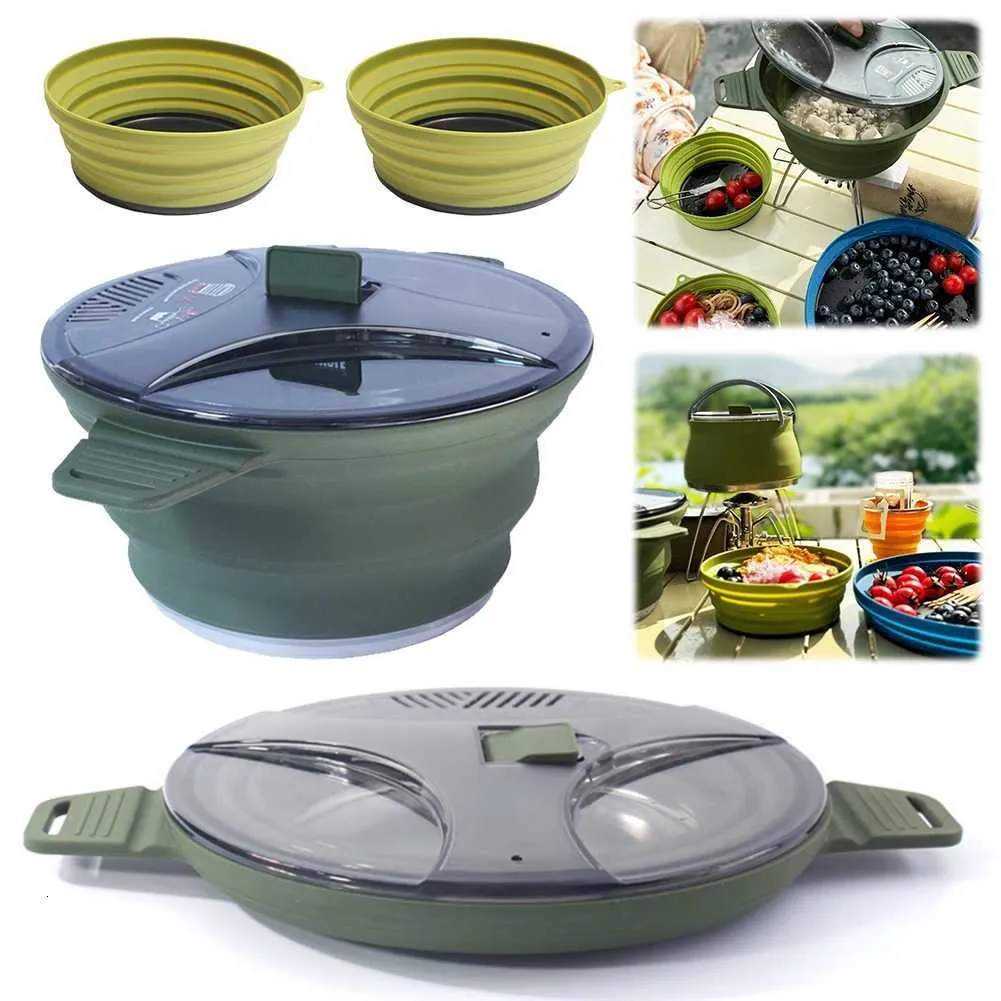 Outdoor Collapsible Camping Cook Pot Set Stainless... From Kotoyo, $19. ...