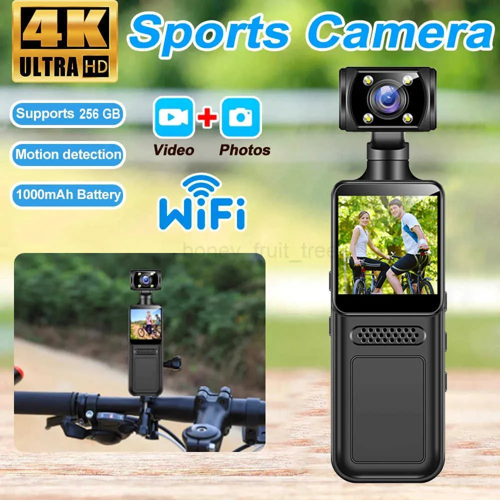 Action Camera 4K WiFi Con Obiettivo Ruotabile 180° – Perfetta Per Sport E Avventure All'aperto