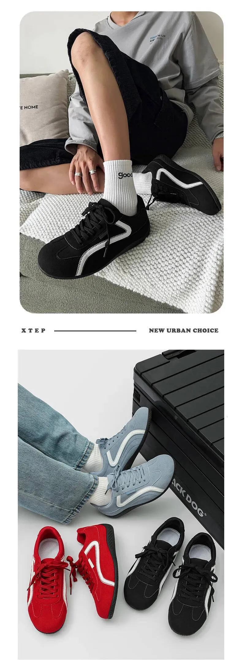 Men's Sneakers Spring Autumn 2025 New Lightweight Comfortable Outdoor Non Slip Casual Shoes Fashion Cross Tied Soft Sole_voghion.com