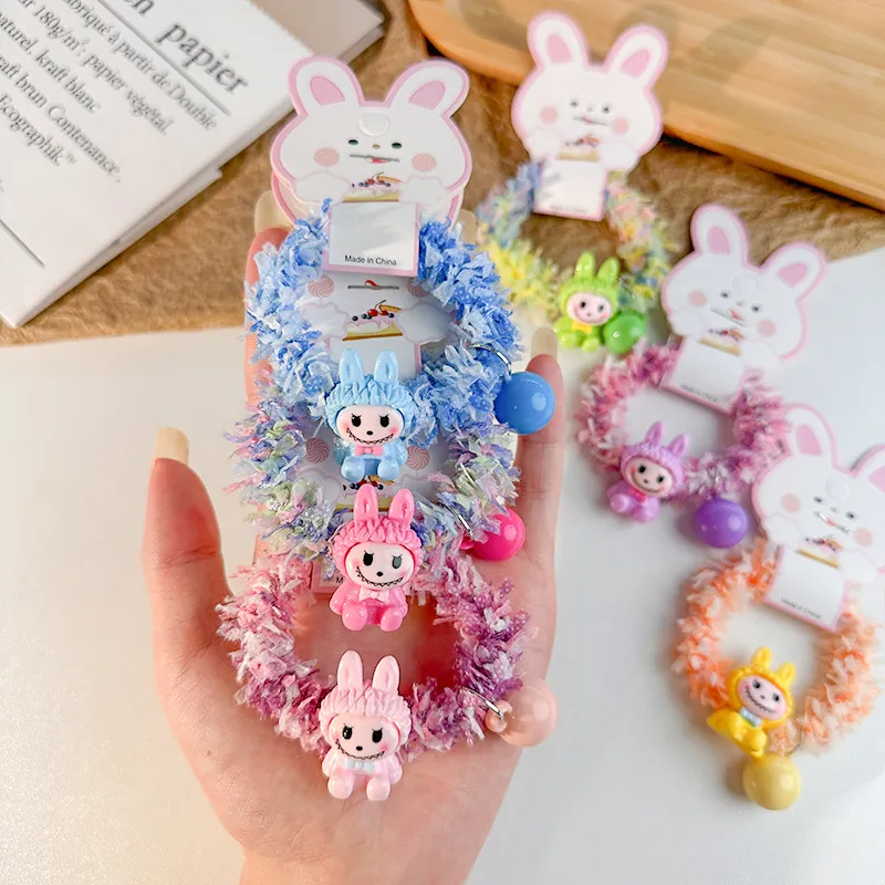 50/100 Pezzi Fasce Per Capelli Elastiche Alte Per Le Donne Ragazze Fascia Per Capelli Nera Cravatte In Gomma Supporto Per Coda Di Cavallo Elastici Accessori Per Capelli Per Bambini - Foto 4