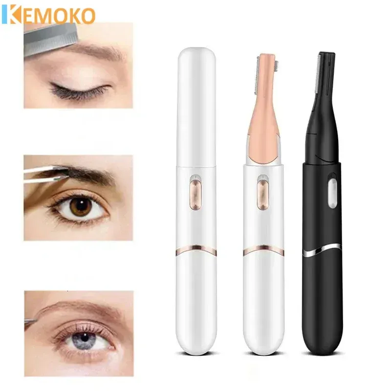 Electric Eyebrow Trimmers Portable Dual Cutter Head Razor For Precise ...
