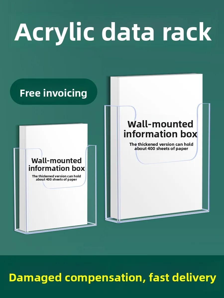 Large Capacity Acrylic Wall Mounted Document Rack ... From ...