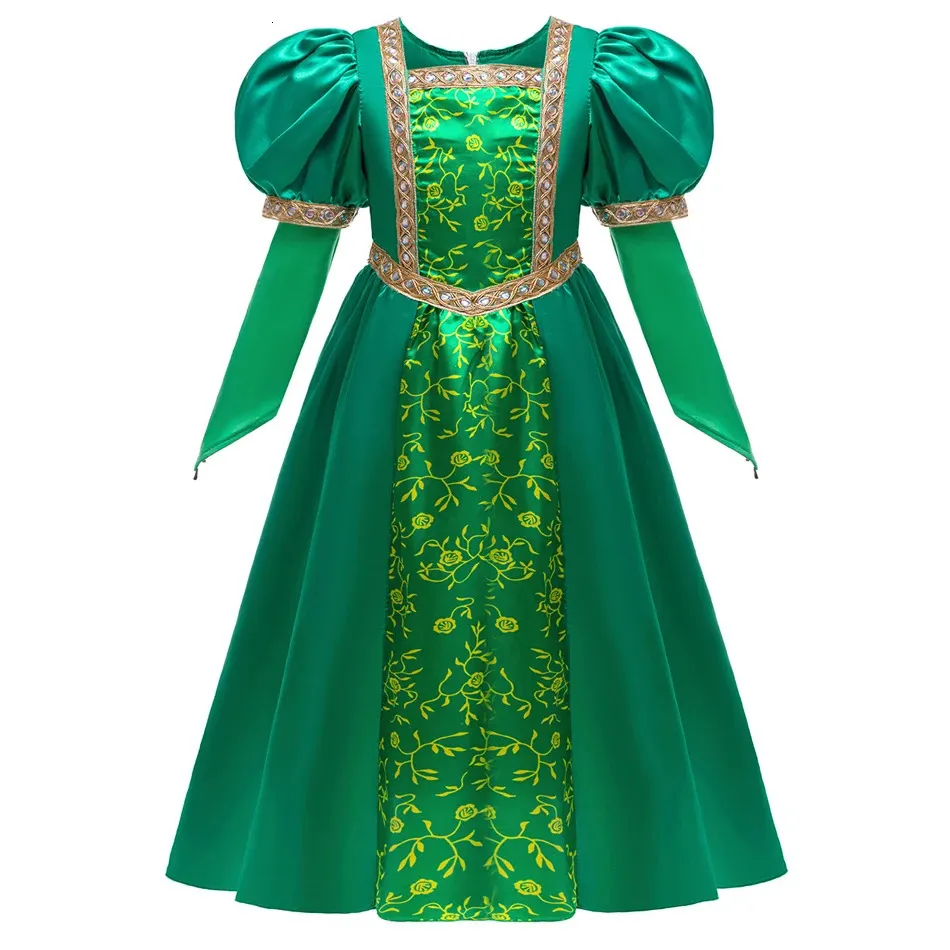 princess fiona green dress Halloween Costume Princess Fiona Green Dress Princess Cosplay Costume