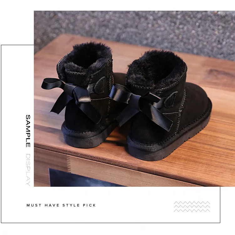 Botas de nieve de diseño para mujer con entresuela de algodón, envío gratis, aislamiento de felpa y cómodas suelas de algodón._voghion.com