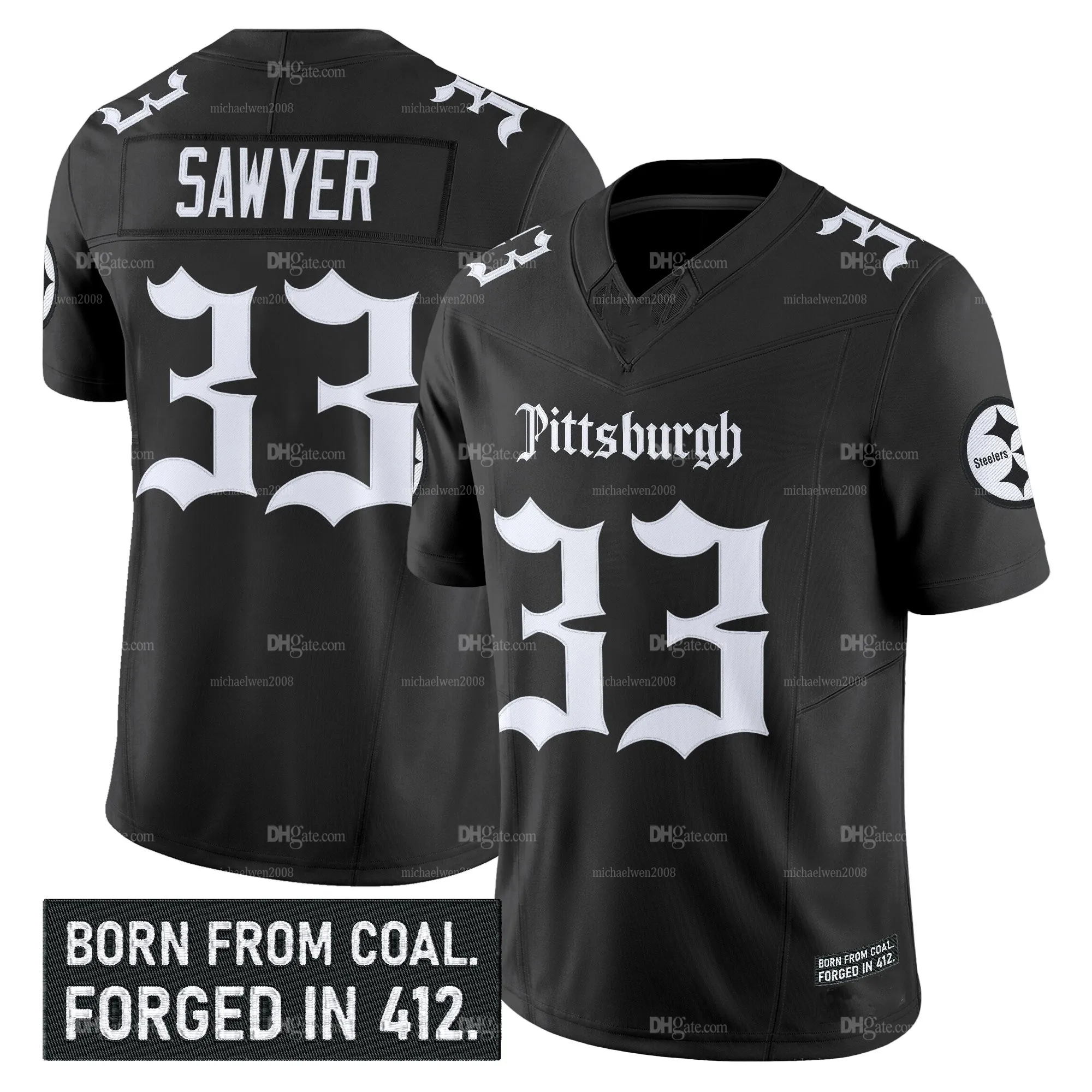Pittsburgh Steelers Gothic American Football Shirts  From