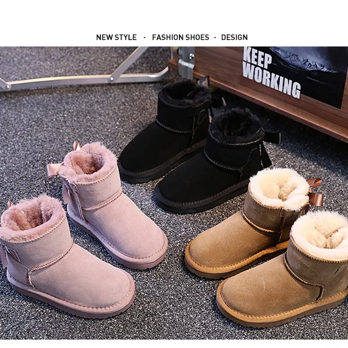Botas de nieve de diseño para mujer con entresuela de algodón, envío gratis, aislamiento de felpa y cómodas suelas de algodón._voghion.com