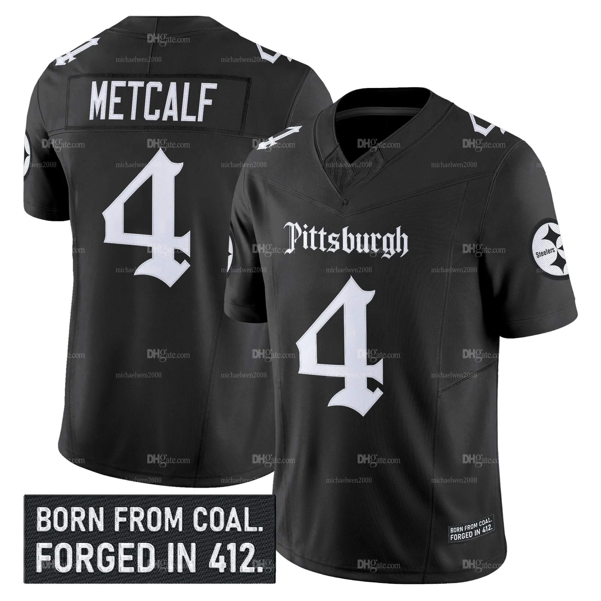 PittsburghSteeler 2025 Gothic Football Jersey  From