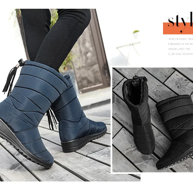 Free Delivery Designer Woman Short Boots With Plush Insulation And Anti Slip Casual Cotton Shoes_voghion.com