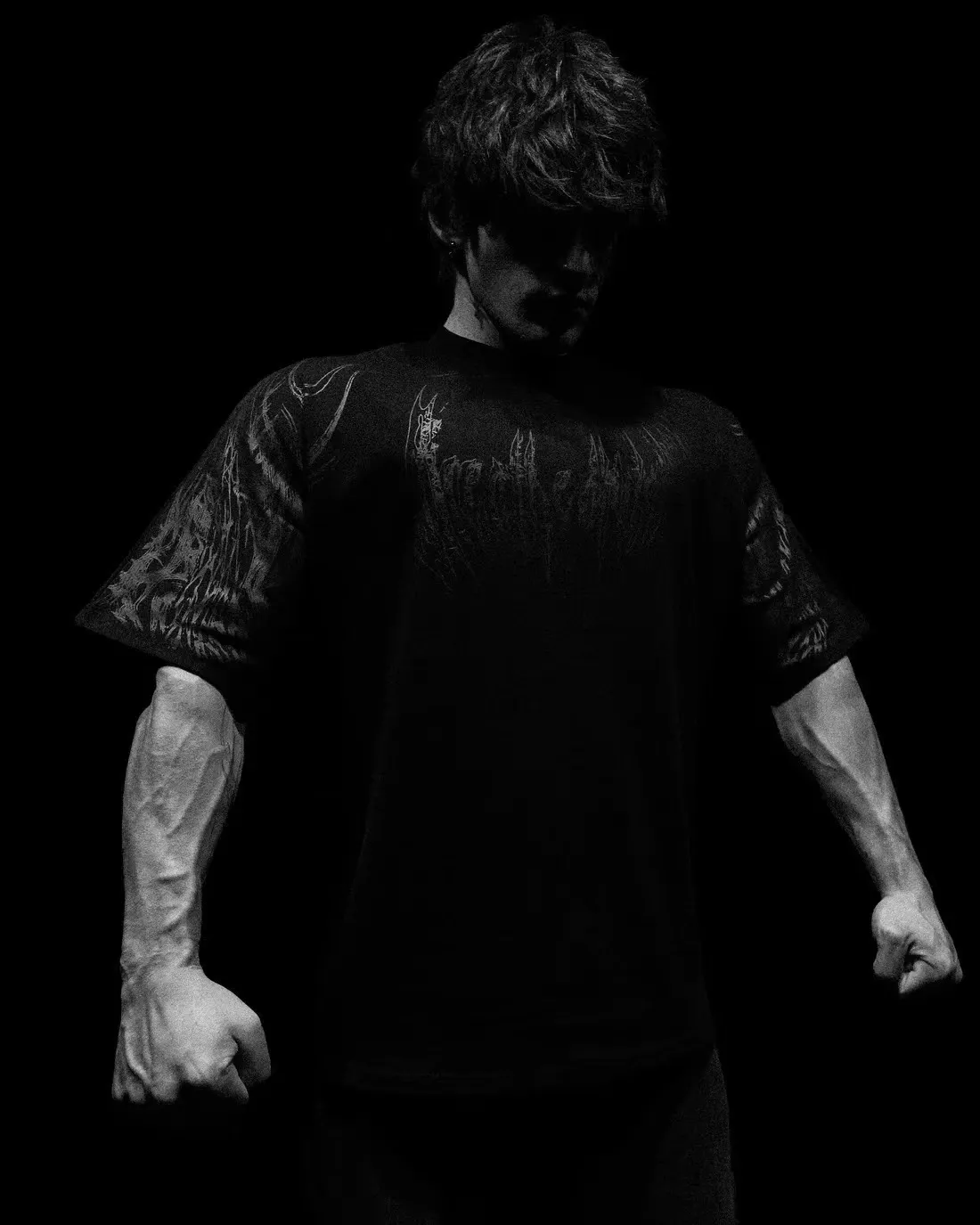 Wholesale Breathedivinity Shirt 2025 GYM Workout Oversized Tee In