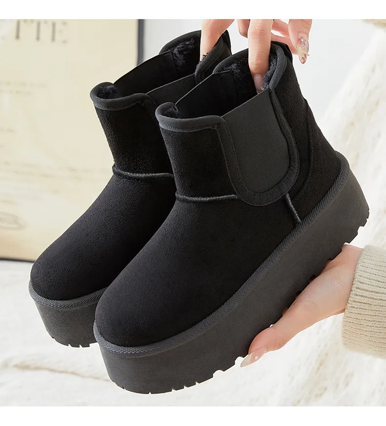 Free Delivery Designer Woman Short Low Cut Wear Resistant And Non Slip Casual Boots_voghion.com