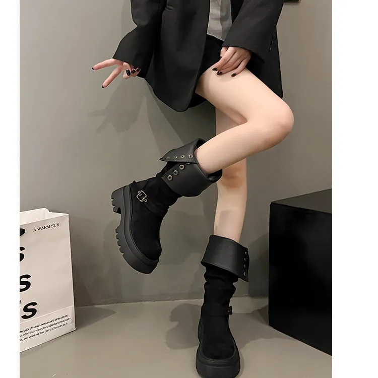 new Free Delivery Designer Woman Martin Comfortable Warm Anti Slip And Wear Resistant Boots_desvips.com