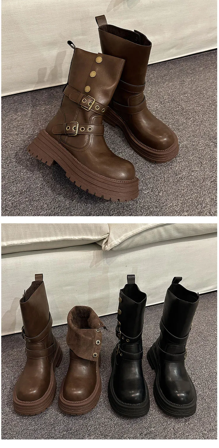 hot Free Delivery Designer Woman Martin Short Wear Resistant Anti Slip Comfortable Daily Boots_voghion.com