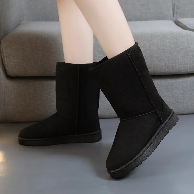 Women's Comfortable Warm Fleece Lined Hiking Boots Non-slip_voghion.com