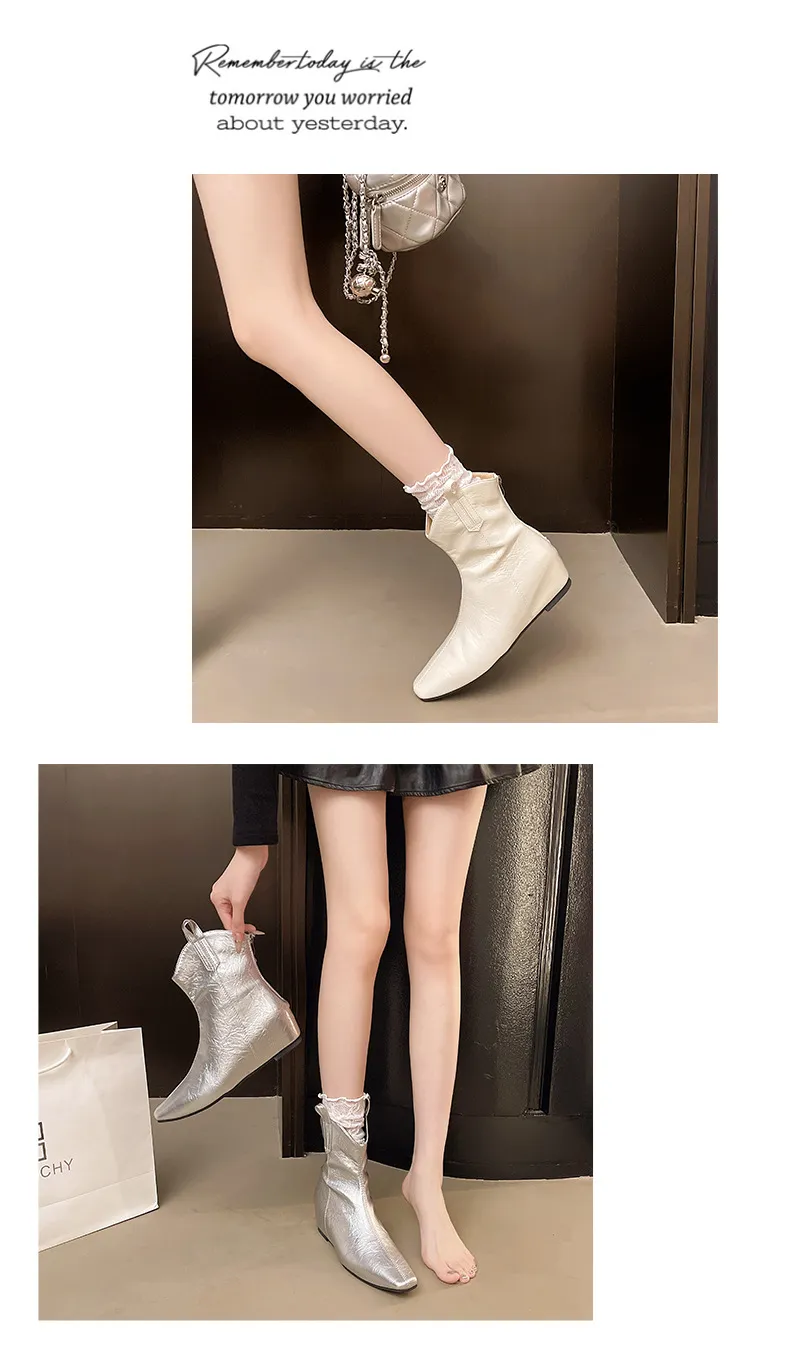 Designer Women's Mid Top Martin Boots Warm Anti Slip Work Boots_voghion.com
