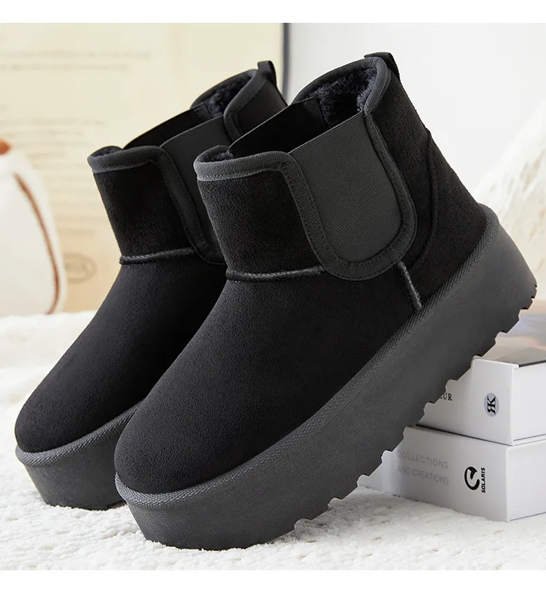 Free Delivery Designer Woman Short Low Cut Wear Resistant And Non Slip Casual Boots_voghion.com