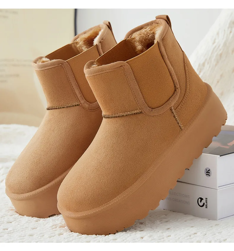 Free Delivery Designer Woman Short Low Cut Wear Resistant And Non Slip Casual Boots_voghion.com