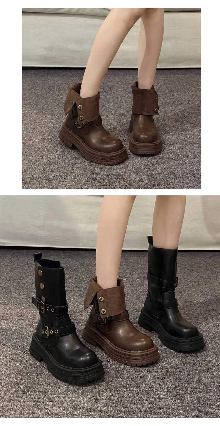 hot Free Delivery Designer Woman Martin Short Wear Resistant Anti Slip Comfortable Daily Boots_voghion.com