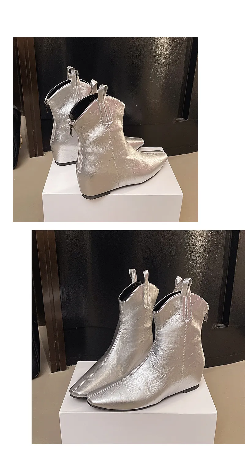 Designer Women's Mid Top Martin Boots Warm Anti Slip Work Boots_voghion.com