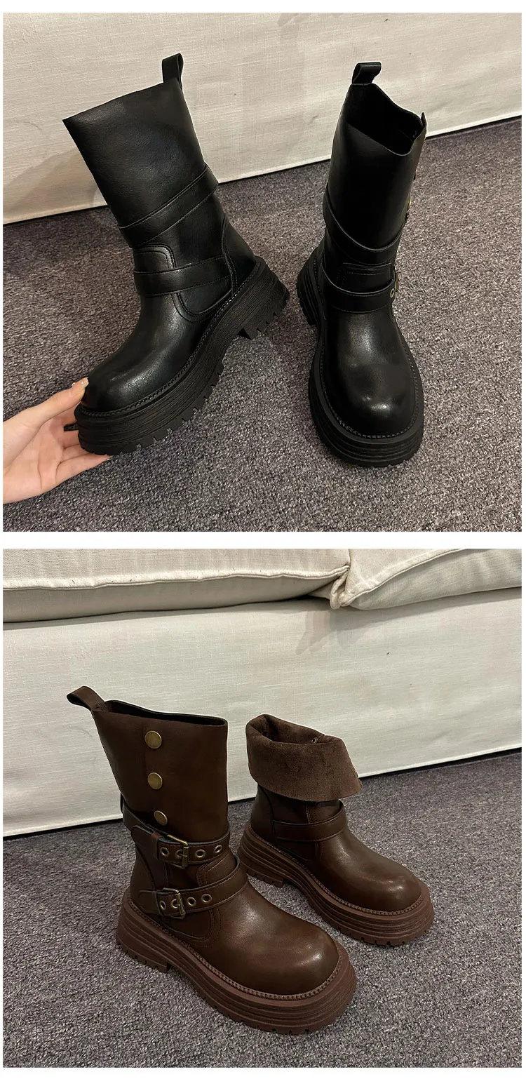 hot Free Delivery Designer Woman Martin Short Wear Resistant Anti Slip Comfortable Daily Boots_voghion.com