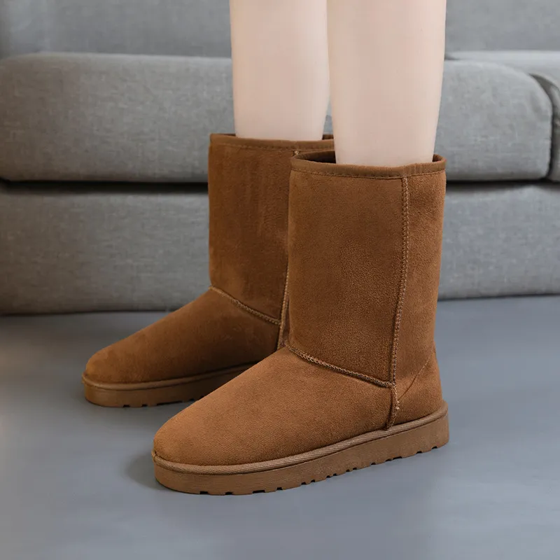 Women's Comfortable Warm Fleece Lined Hiking Boots Non-slip_voghion.com