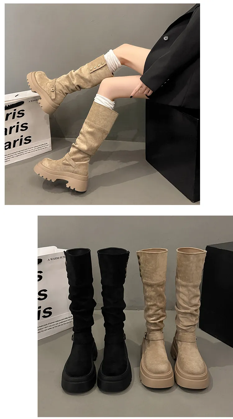 new Free Delivery Designer Woman Martin Comfortable Warm Anti Slip And Wear Resistant Boots_desvips.com