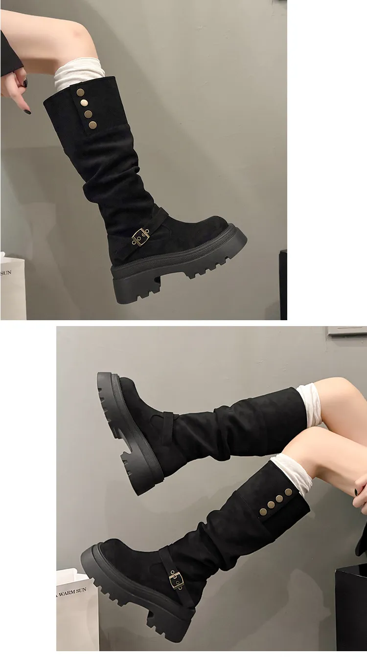 new Free Delivery Designer Woman Martin Comfortable Warm Anti Slip And Wear Resistant Boots_desvips.com