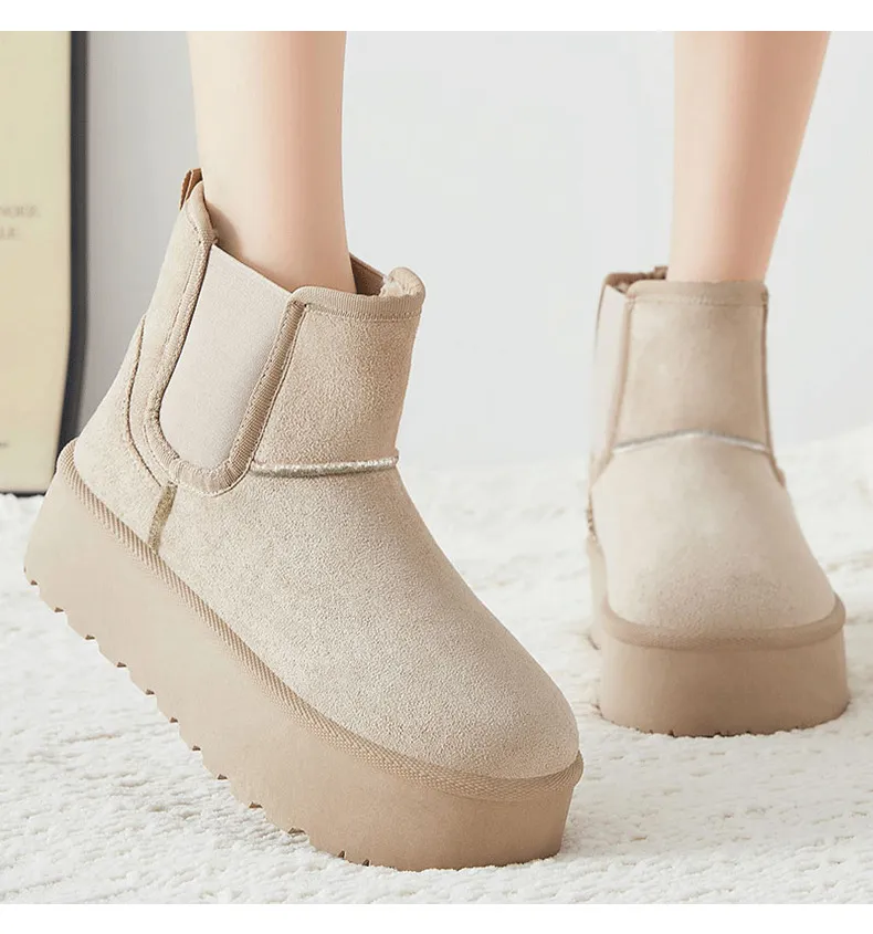 Free Delivery Designer Woman Short Low Cut Wear Resistant And Non Slip Casual Boots_voghion.com