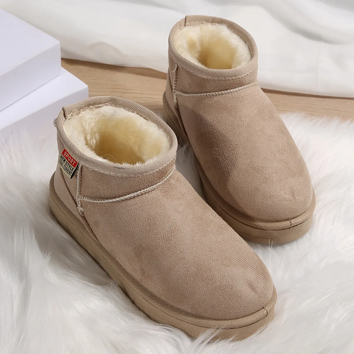 Women's Plush Lined Snow Boots For Winter Comfort And Warmth_voghion.com