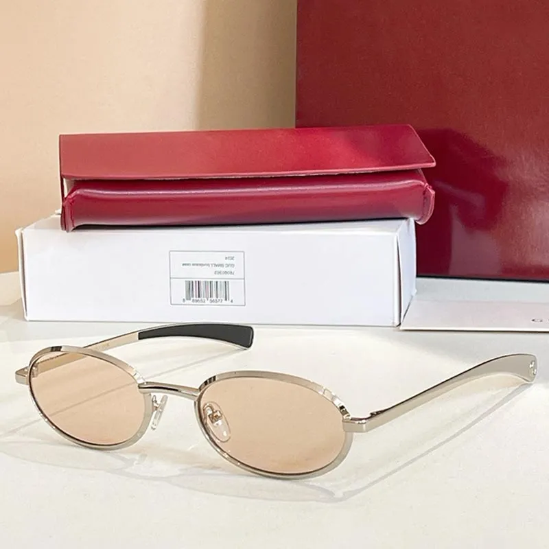 Oval Women Metal Sunglasses Polarized UV400 Anti UV... From  display picture 3