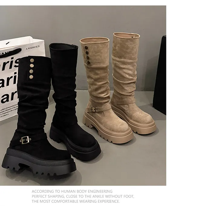 new Free Delivery Designer Woman Martin Comfortable Warm Anti Slip And Wear Resistant Boots_desvips.com